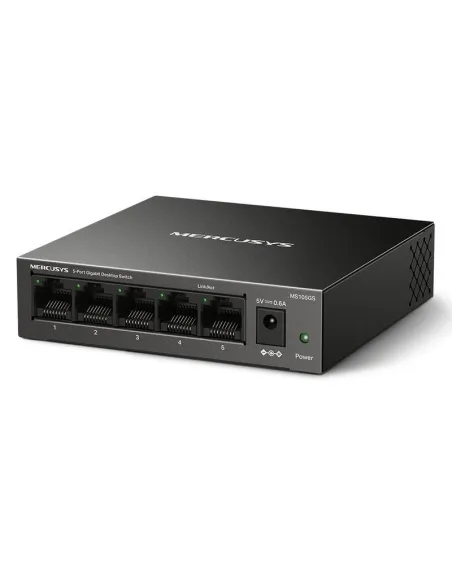 Mercusys MS105GS Switch Gigabit de Sobremesa 5 Puertos RJ-45