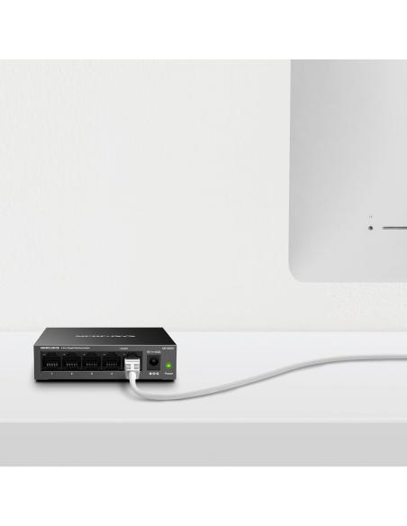 Mercusys MS105GS Switch Gigabit de Sobremesa 5 Puertos RJ-45