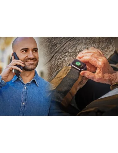 SPC Smartee 4G Senior Smartwatch para Mayores GPS y Botón SOS Negro