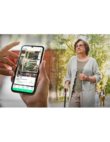 SPC Smartee 4G Senior Smartwatch para Mayores GPS y Botón SOS Negro