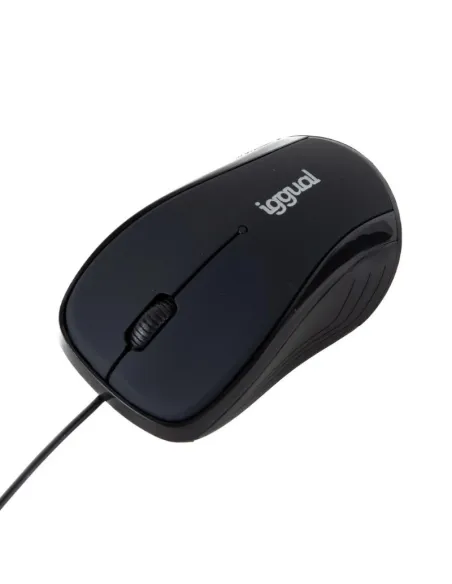 Iggual XS-KIDS-1600DPI Ratón USB 1600DPI Negro