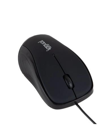 Iggual XS-KIDS-1600DPI Ratón USB 1600DPI Negro