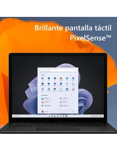 Microsoft Surface Laptop 5 Intel Evo Core i7-1255U/16GB/512GB SSD/15" Táctil Negro W11 Home