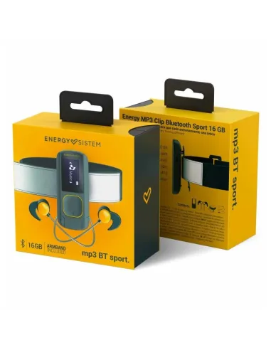 Energy Sistem MP3 Clip BT Sport 16GB Bluetooth Negro