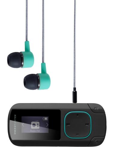 Energy Sistem MP3 Clip 8GB Bluetooth Verde Menta