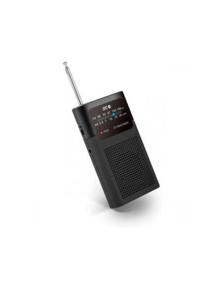 SPC Icy Max Radio Portátil Analógica Negro