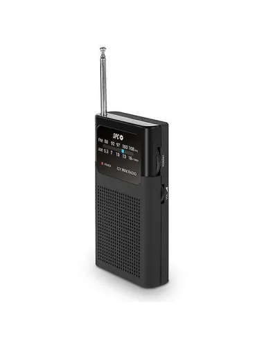 SPC Icy Max Radio Portátil Analógica Negro