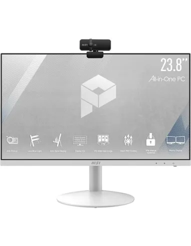 MSI Pro AP241 11M-249EU Intel Core i3-10105/8GB/256GB SSD/23.8" FreeDOS Blanco