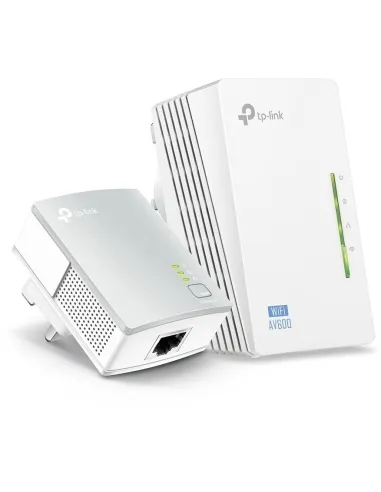 TP-Link TL-WPA4220 KIT PLC Powerline Red Eléctrica AV600 + WFi N300