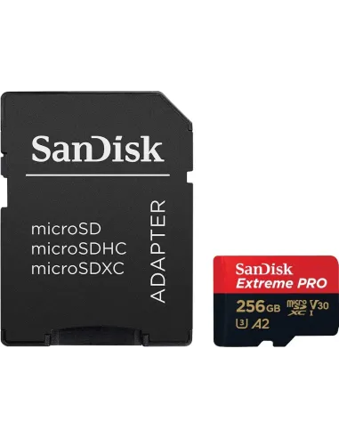 Sandisk Extreme Pro MicroSDXC 256GB UHS-I A2 Clase 10 V30