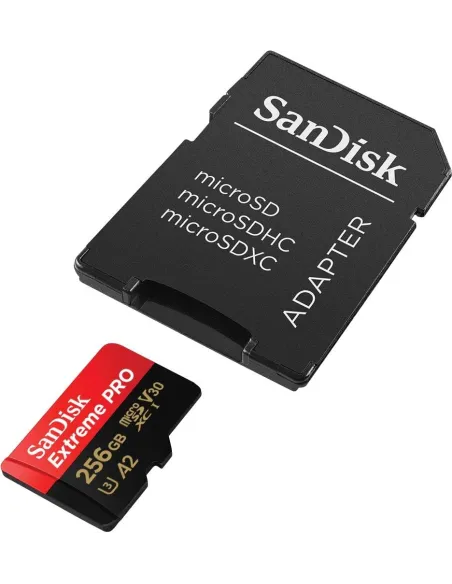 Sandisk Extreme Pro MicroSDXC 256GB UHS-I A2 Clase 10 V30