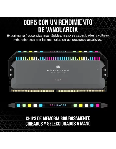 Corsair Dominator Platinum RGB DDR5 6000MHz 32GB 2x16GB CL36 Optimizado AMD