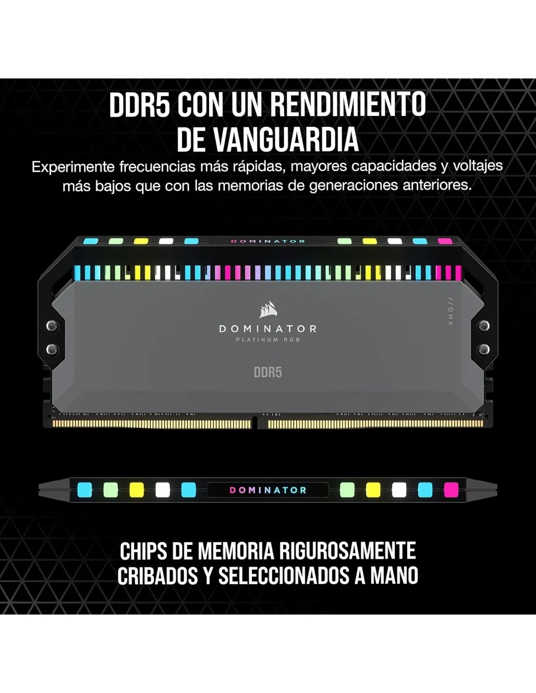 Corsair Dominator Platinum RGB DDR5 6000MHz 32GB 2x16GB CL36 Optimizado AMD