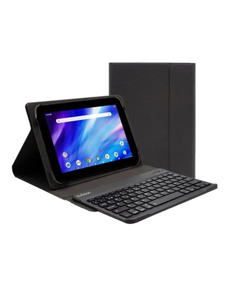 Nilox NXKB01 Funda Universal para Tablet con Teclado 10,5" Negro