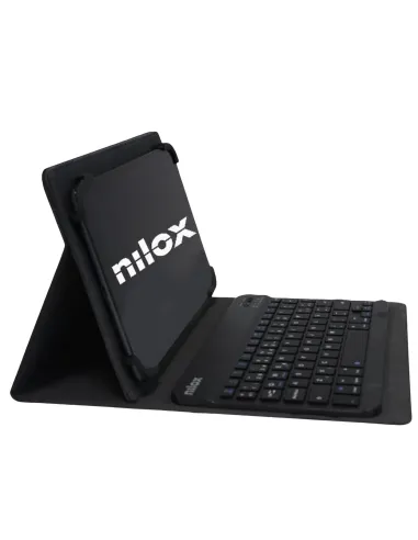 Nilox NXKB01 Funda Universal para Tablet con Teclado 10,5" Negro