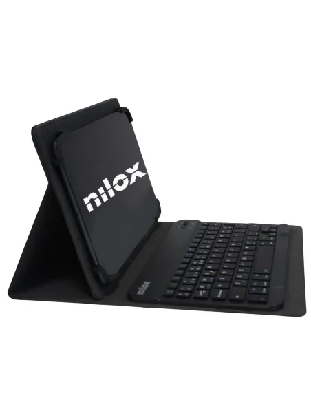 Nilox NXKB01 Funda Universal para Tablet con Teclado 10,5" Negro