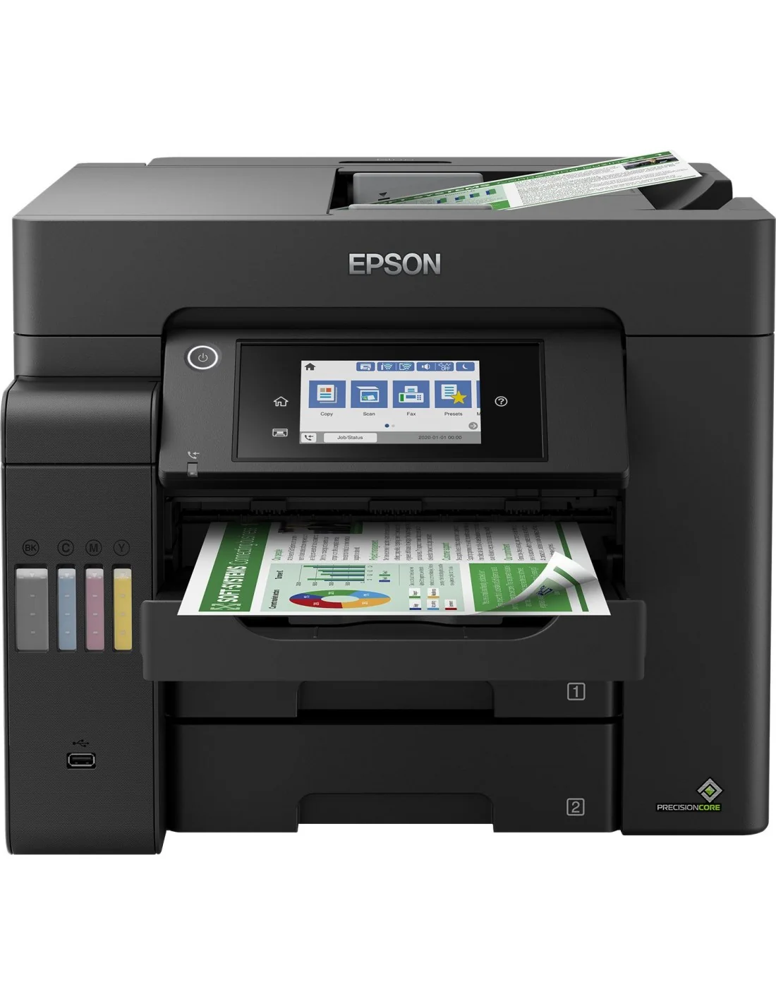 Epson EcoTank ET-5800 Impresora de Tinta Multifunción Color WiFi Negra