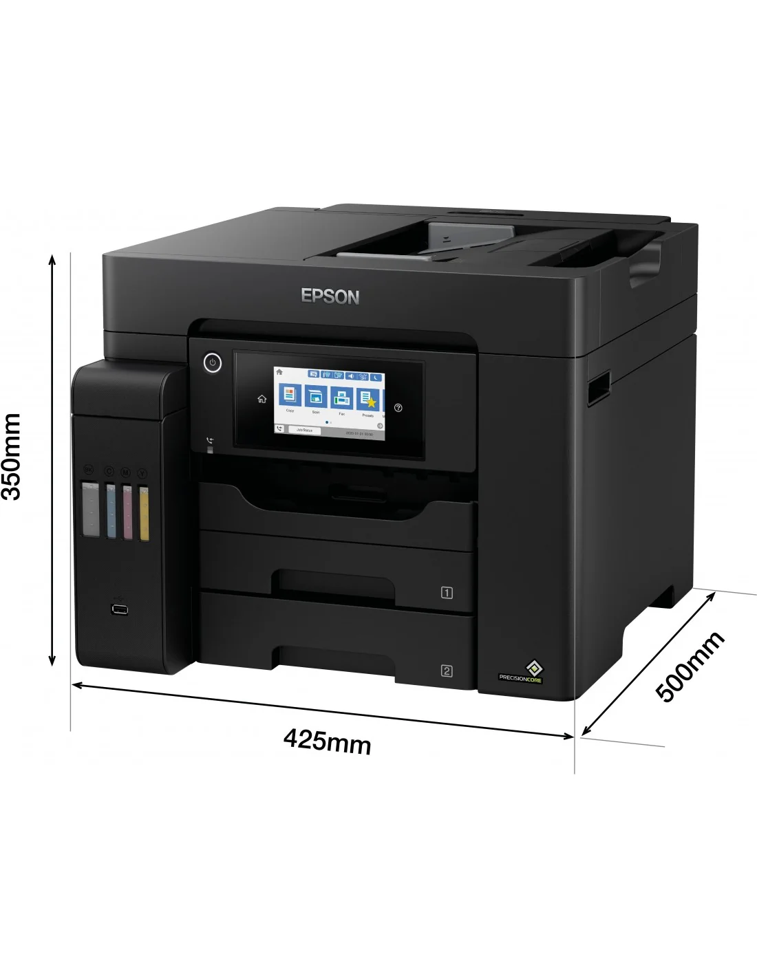 Epson EcoTank ET-5800 Impresora de Tinta Multifunción Color WiFi Negra