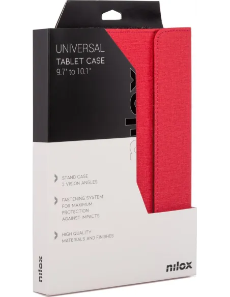 NILOX Funda Universal para Tablet 9.7 a 10.5" Roja