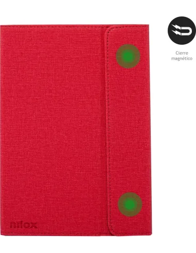 NILOX Funda Universal para Tablet 9.7 a 10.5" Roja