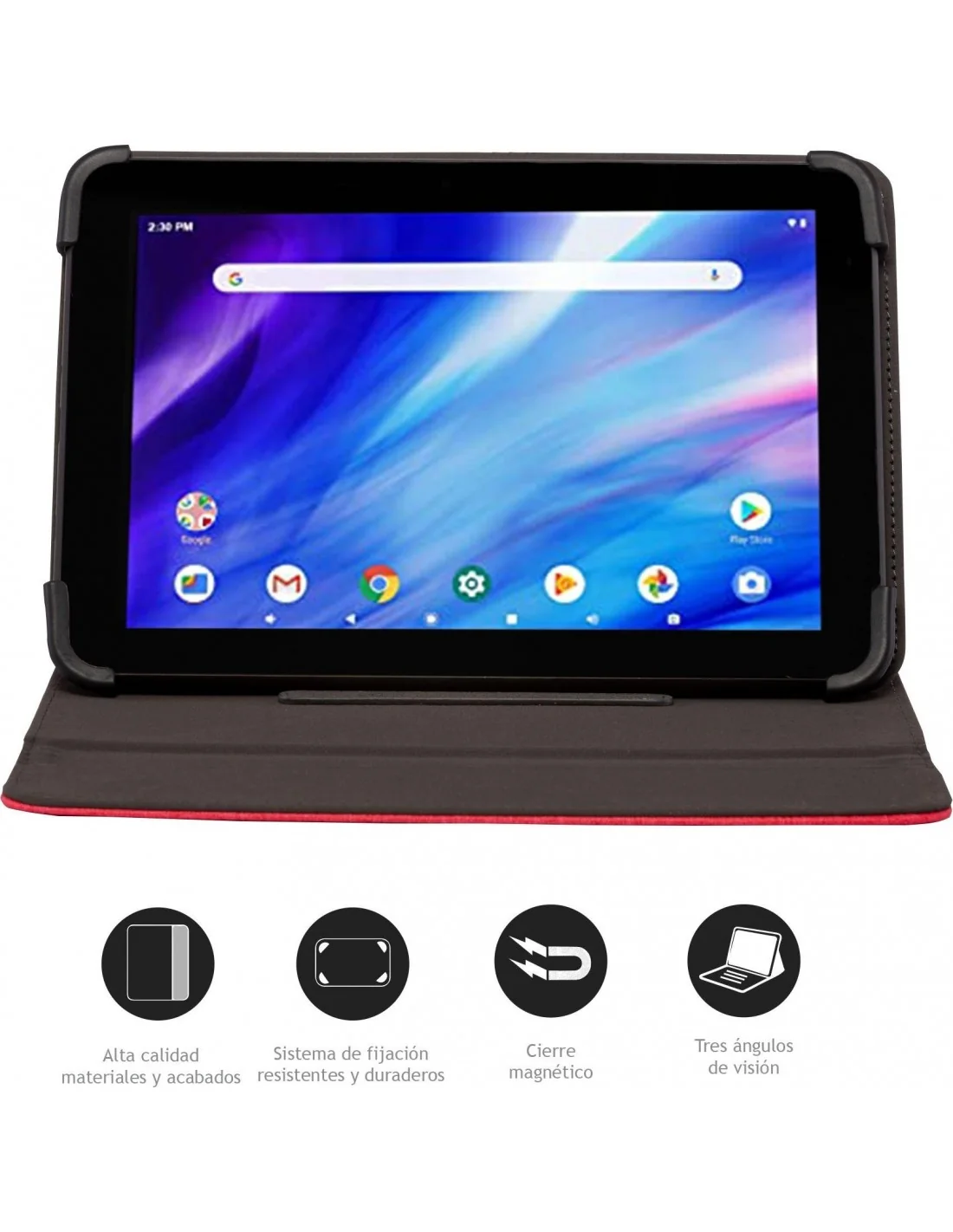 NILOX Funda Universal para Tablet 9.7 a 10.5" Roja