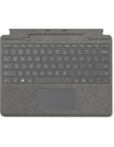 Microsoft 8XB-00072 Surface Pro Signature Type Cover Funda con Teclado para Surface Pro 8/Pro X  Plata