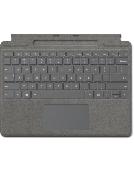 Microsoft 8XB-00072 Surface Pro Signature Type Cover Funda con Teclado para Surface Pro 8/Pro X  Plata