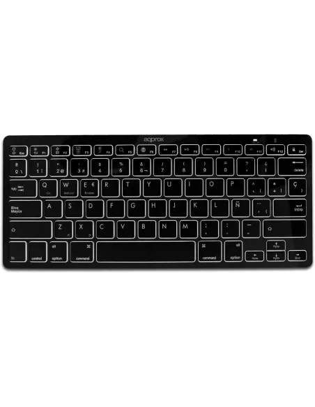 Approx APPKBBT02B Teclado Bluetooth 3.0 Negro