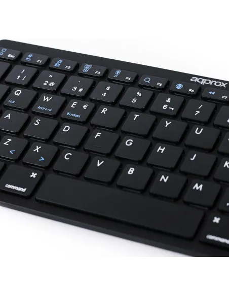 Approx APPKBBT02B Teclado Bluetooth 3.0 Negro