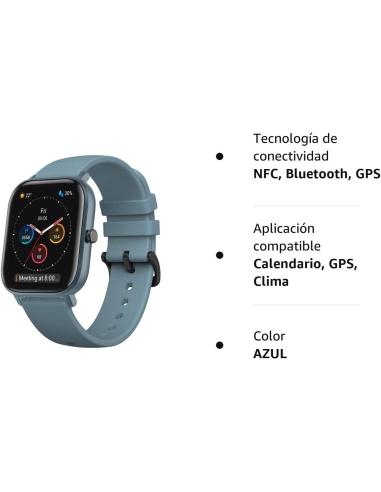 Amazfit GTS Smartwatch Azul Acero