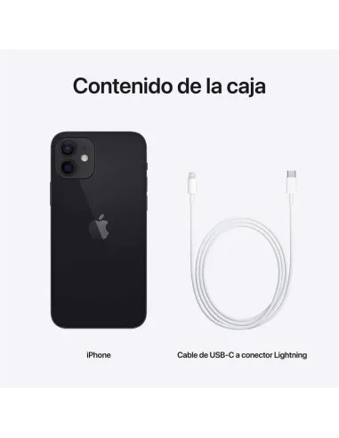 Apple iPhone 12 128GB Negro (Reacondicionado)