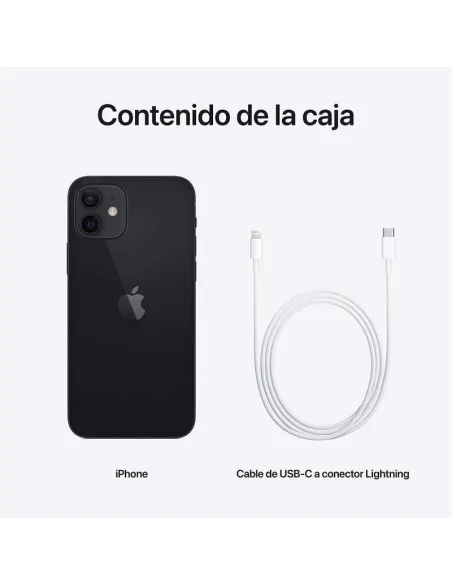Apple iPhone 12 128GB Negro (Reacondicionado)