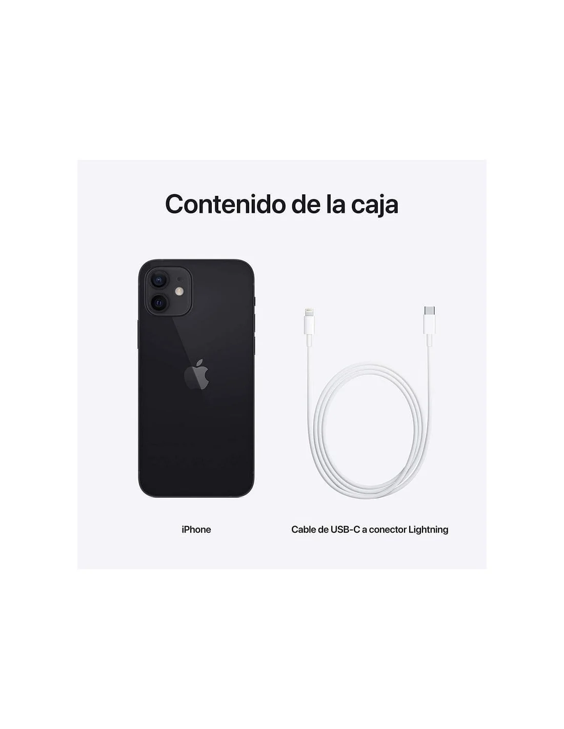 Apple iPhone 12 128GB Negro (Reacondicionado)