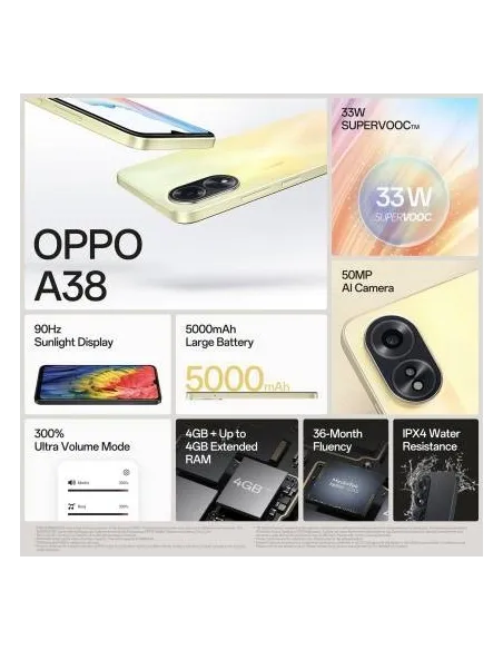 Oppo A38 4/128 GB Oro