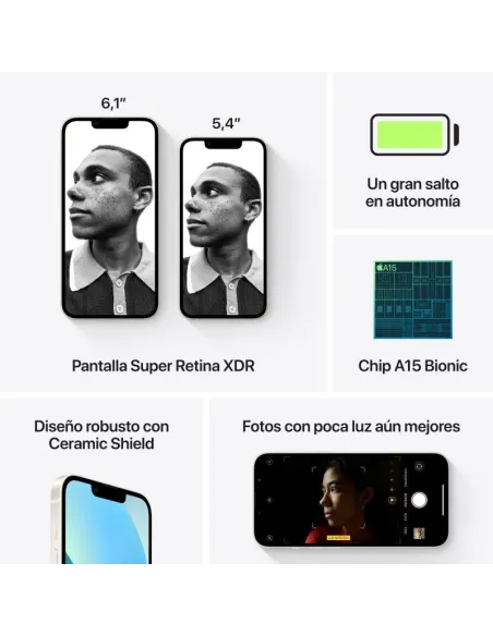 Apple iPhone 13 128GB Blanco Estrella