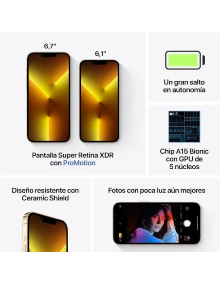 Apple iPhone 13 Pro 128GB Oro