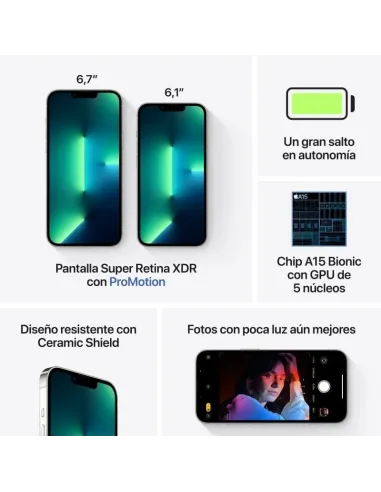 Apple iPhone 13 Pro 128GB Plata