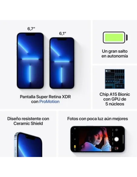 Apple iPhone 13 Pro 256GB Azul Sierra