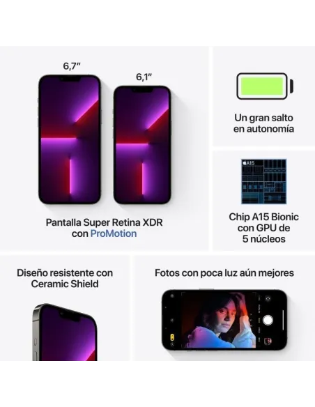 Apple iPhone 13 Pro 256GB Grafito