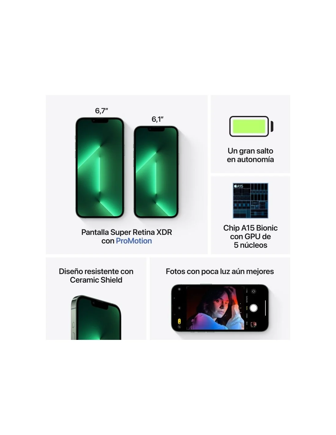 Apple iPhone 13 Pro 256GB Verde Alpino