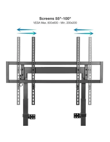 TooQ Hiperión FS2280M-B Soporte de Pared Para TV 55-100" Máx. 120Kg Negro