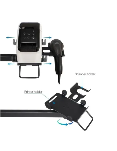 TooQ TQPM0002 Soporte de Mesa para TPV/Impresora/Pantallas/Terminal/Lector