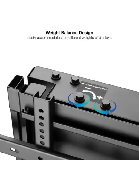 TooQ LPHA7090 Píxel Soporte de Pared para Pantallas Interactivas Regulables para TV 70"-90" VESA 800x600 Máx