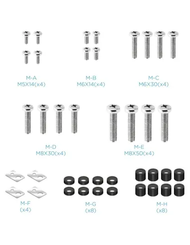 TooQ LPHA7090 Píxel Soporte de Pared para Pantallas Interactivas Regulables para TV 70"-90" VESA 800x600 Máx