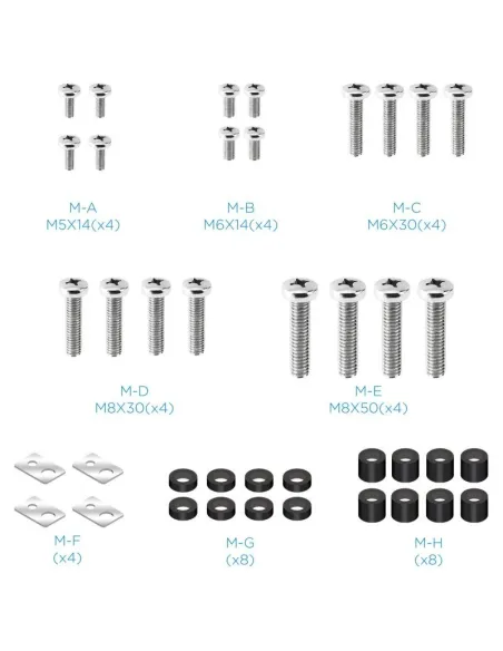 TooQ LPHA7090 Píxel Soporte de Pared para Pantallas Interactivas Regulables para TV 70"-90" VESA 800x600 Máx