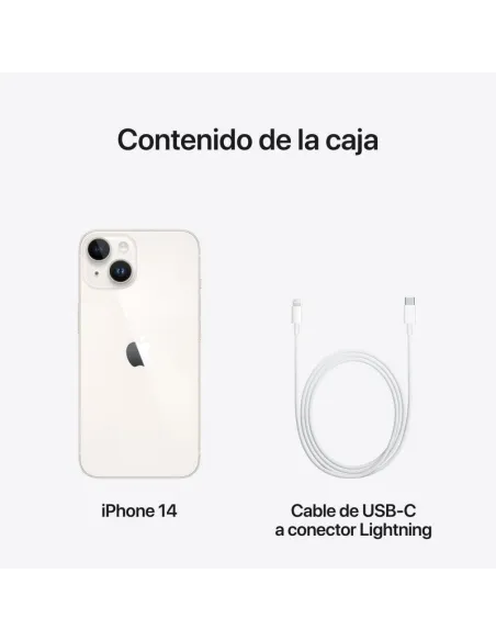 Apple iPhone 14 128GB Blanco Estrella