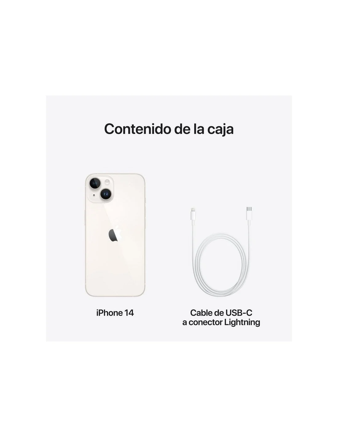 Apple iPhone 14 128GB Blanco Estrella