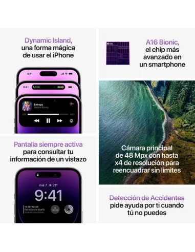 Apple iPhone 14 Pro 1TB Plata