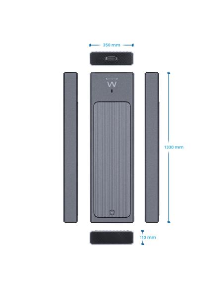 Ewent EW7022 Carcasa para M.2 NVMe PCIe USB 3.2 Gen2