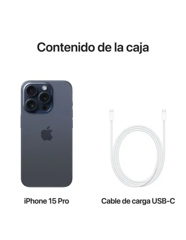 Apple iPhone 15 Pro 256GB Titanio Azul